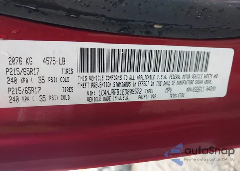 2014 Jeep Patriot Latitude from USA, damaged, VIN 1C4NJRFB1ED809572